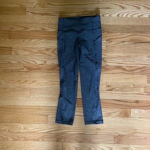 Grey Lululemon 3/4 leggings